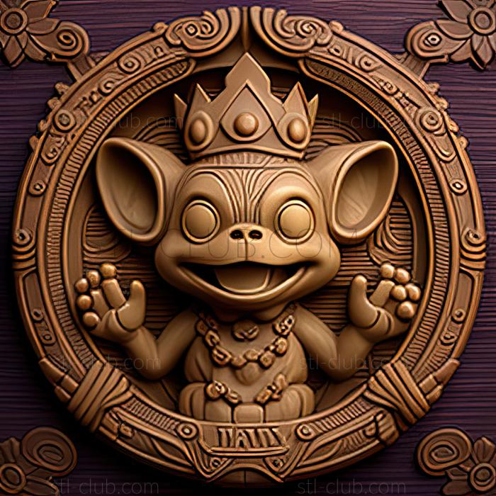 3D model Aipom and Circumstance Eipam and the King (STL)